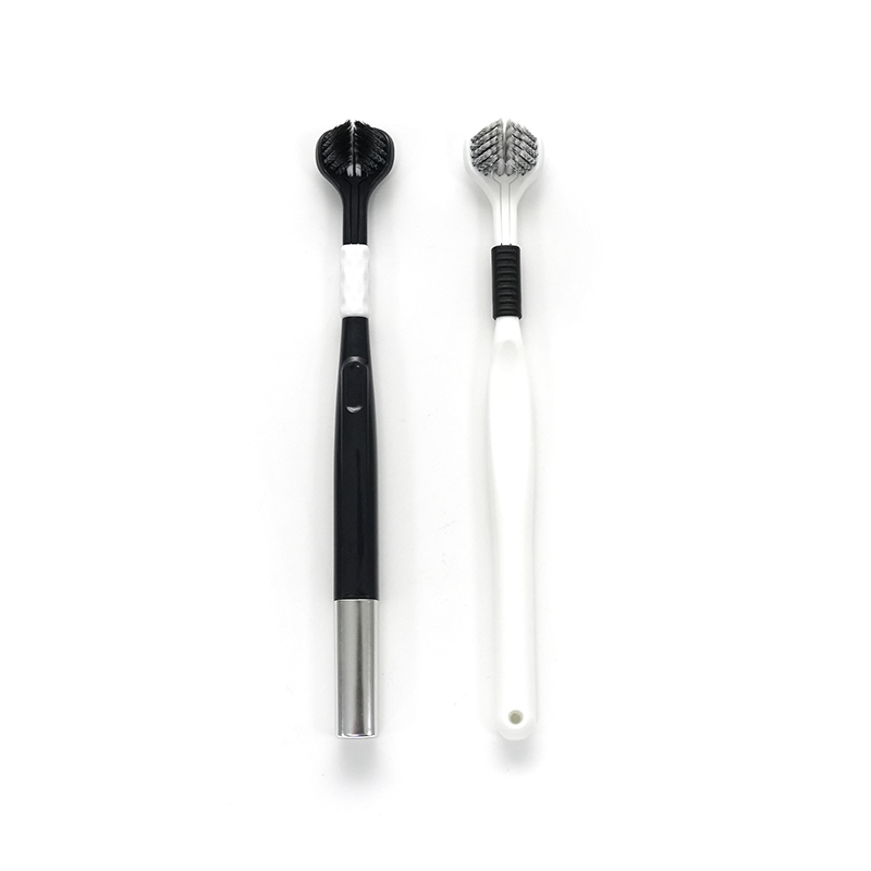 Tête de brosse 3D à manche en PP, brosse à dents Ultra-fine et douce en PBT, poils aiguisés en spirale, Style américain, pour adulte, nettoyage en profondeur