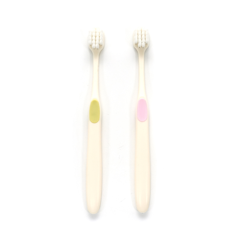 Brosse à dents à poils PBT souples ultra-fins, poignée en PP/TPE, Style américain, pour adulte, nettoyage en profondeur